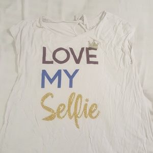 Justice love my selfie shirt